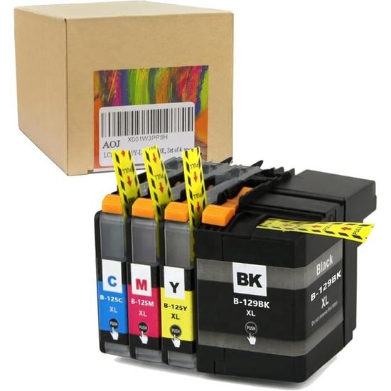 Pack De 4 Cartouches D'encre Compatibles Epson T907 Noir Et