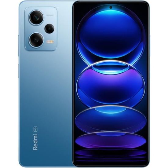 XIAOMI Redmi Note 12 Pro 5G Smartphone 8GB 128GB Bleu MediaTek Dimensity 1080 OLED 6,67" Caméra 50MP 5000mAh Batterie 67W