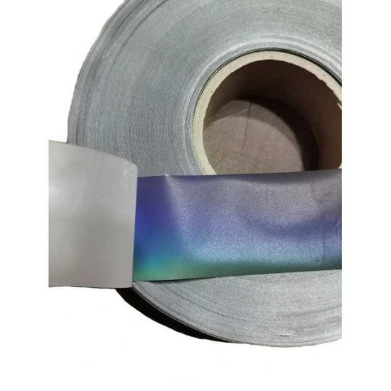 Rouleau Vinyle Adhésif Holographique Chrome Arc-en-ciel – 18 Mètres, Vert Ammolite, VT Supplies