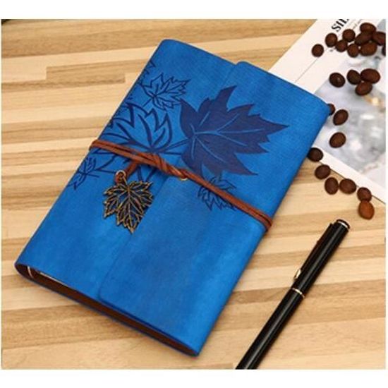 Lot de 2 mini carnets de poche A7 - Carnet de notes ligné - Couverture rigide - Bloc-notes de voyage - Bloc-notes - Fermeture élastique - 96 pages - Fournitures de papeterie