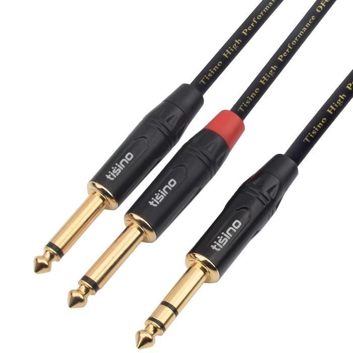 Cavo Audio J&D 6.35mm A 2 RCA - Oro Placcato - 1.8 Metri - Per Collegamenti Professionali - Foto 7