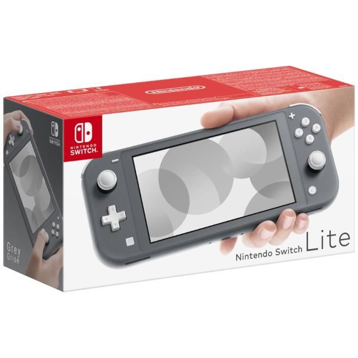 Nintendo Console Switch Lite Grise Cdiscount Jeux Video