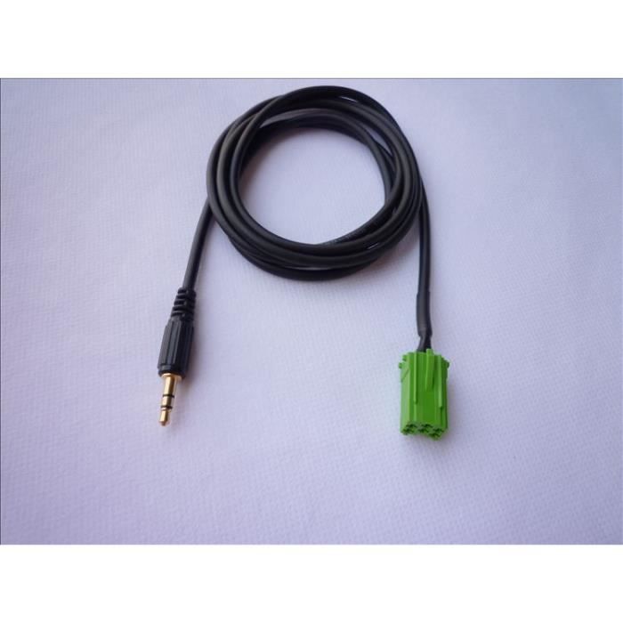 Cable auxiliaire renault autoradio