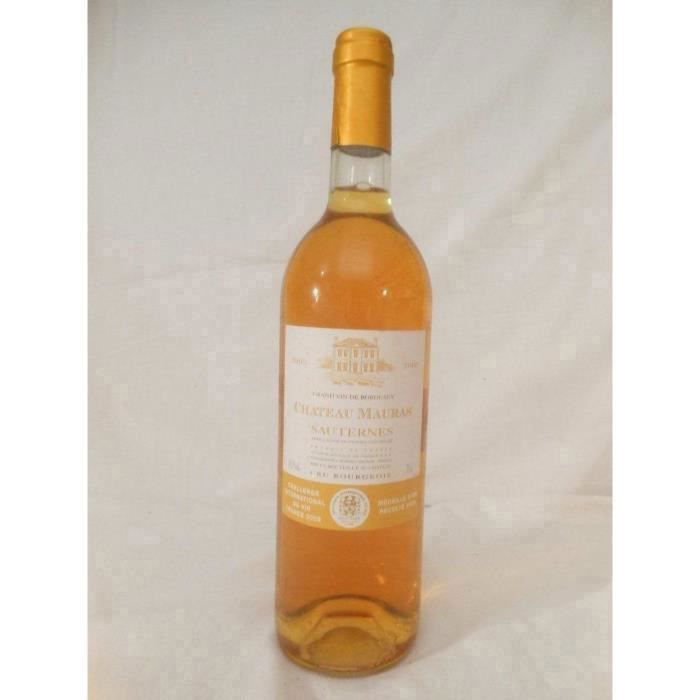 sauternes château mauras liquoreux 2003 - bordeaux