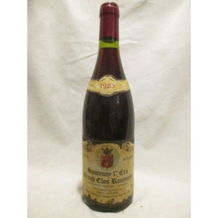 santenay michel delorme premier cru grand clos rousseau rouge 1985 - bourgogne