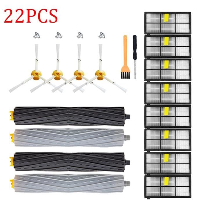 Kit de filtres et brosses HEPA pour aspirateur Robot iRobot Roomba, accessoires de pièces détachées, séries 800 9 SMT340 -GZ1842