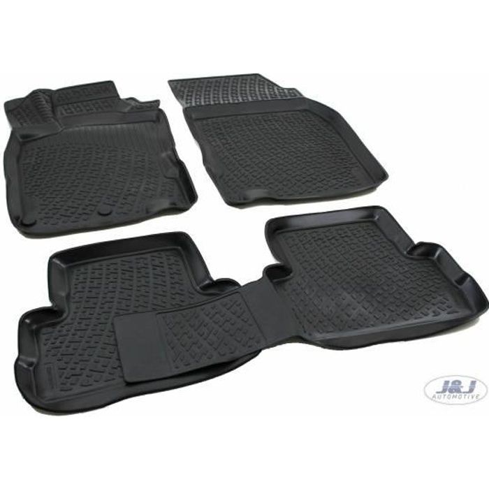 - TAPIS DE SOL EN CAOUTCHOUC 3D EXCLUSIVE COMPATIBLE AVEC RENAULT KADJAR 2015-prés 4pcs