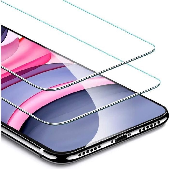 Verre Trempé Huawei P30 Lite, (2 Pièces) Verre Film protecteurs d'écran Clear HD 9H dureté Anti-Rayure