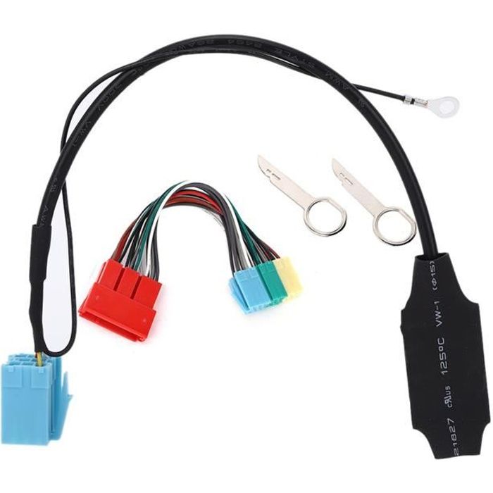 Tbest adaptateur AUX 20pin / 8pin Bluetooth 5.0 adaptateur Audio connecteur Radio voiture stéréo convient pour Audi A2 A3 8L 8P TT