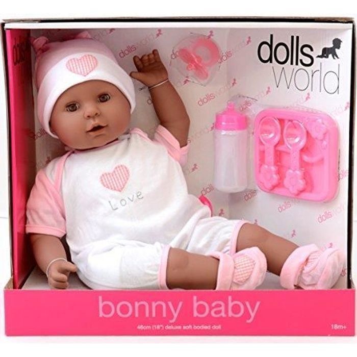Dolls World Bonny Poupée de bébé Noir 8665