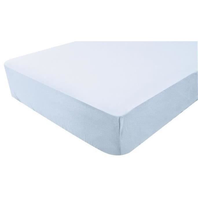 DOMIVA Drap-housse imperméable - Ciel - 60x120 cm