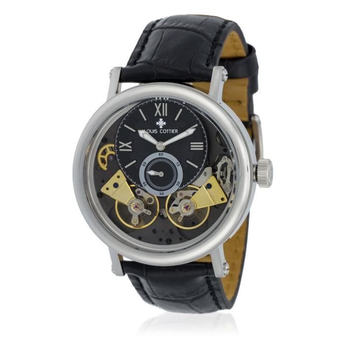 Louis Cottier - Montre Tradition Skelette Automatique - HB3020C1BC1 0,000000 Noir