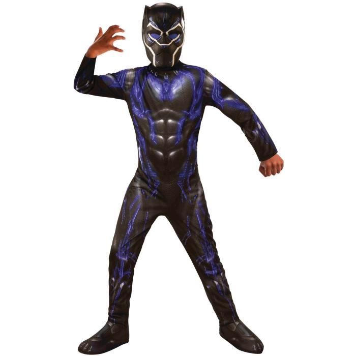 RUBIE'S. Déguisement de Black Panther Endgame Battle pour enfant. 8 ans. Enfant