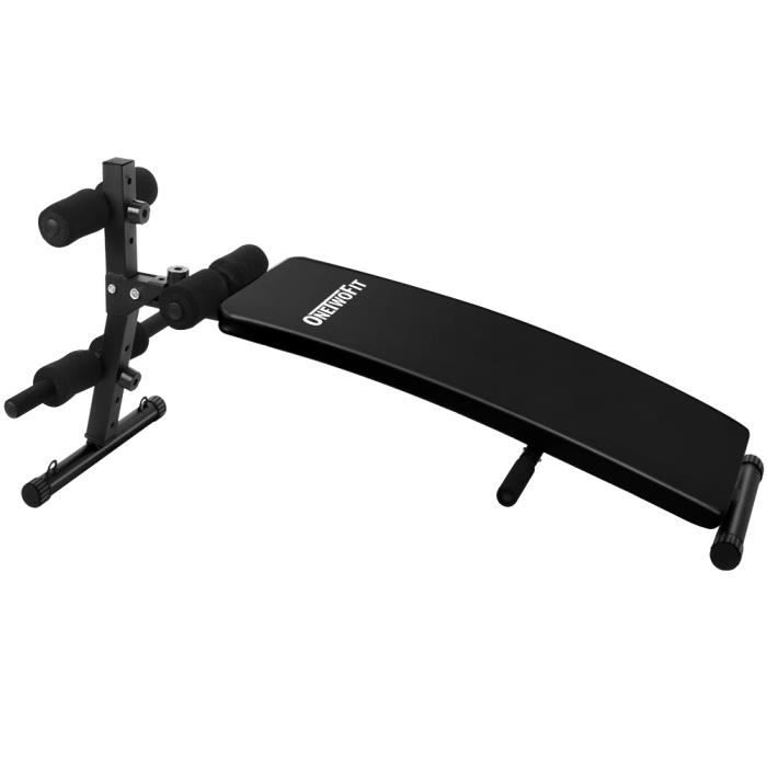 OneTwoFit Banc de musculation pliable abdominaux et dorsaux, Banc d'entraînement OT085