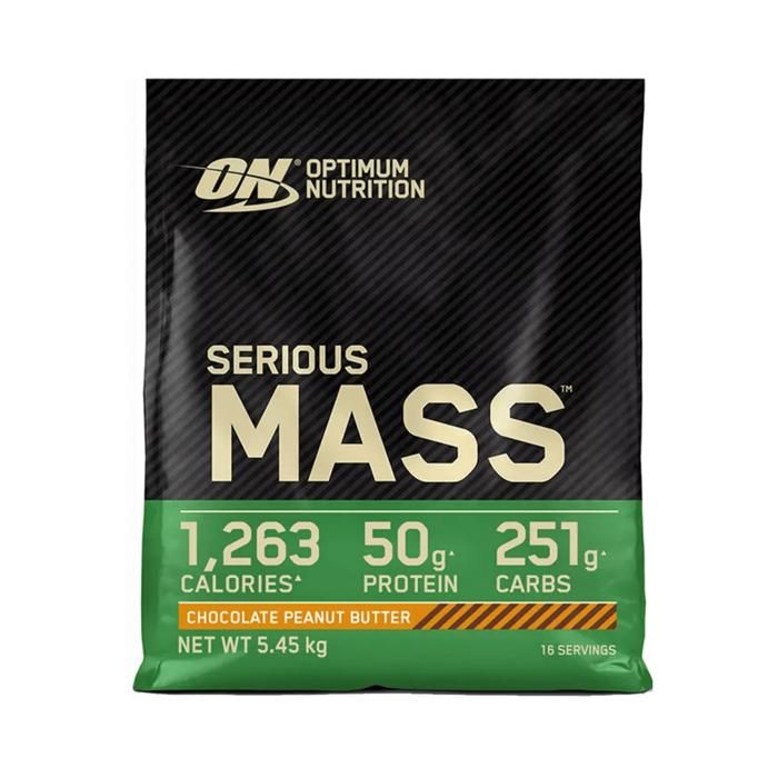 OPTIMUM NUTRITION Pot Serious Mass Chocolat Beurre de Cacahuète - 5,6 kg
