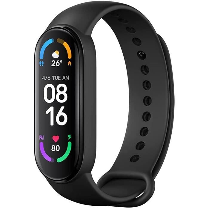 Xiaomi Mi Band 6, Smart Band 6 Version Global Bracelet d'activité, Détection d'oxygène en Sangre, Moniteur de fréquence Cardiaque