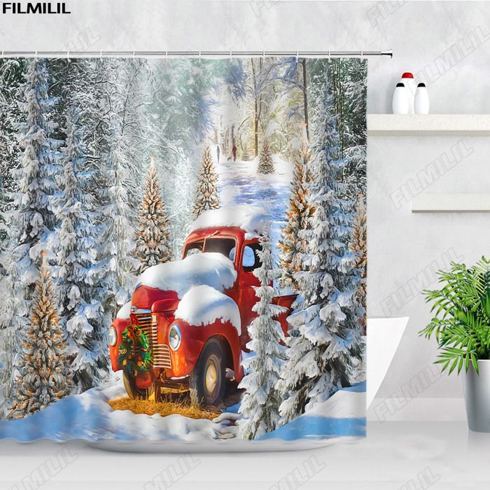 Jupe De Sapin De Noël Holiday Time – 48 Pouces – Motif Wagon Woody Et Plaid Noir/blanc