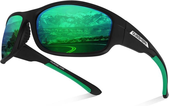 Lunettes De Soleil Sport Polarisées DUCO - UV400, Cadre TR90 26g, Pour Running, Vélo, Pêche