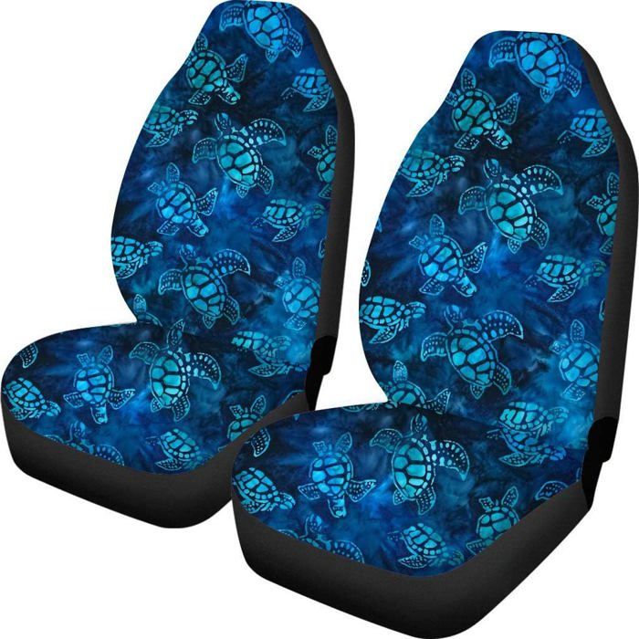 Housses De Siège Voiture Hippie à Fleurs - Protection Sièges Avant Motif Floral Groovy