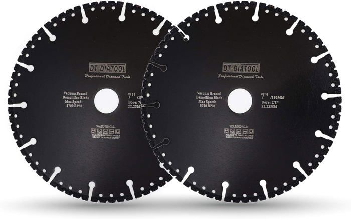 SHDIATOOL Disque Diamant 125mm X M14 Turbo Lame Avec