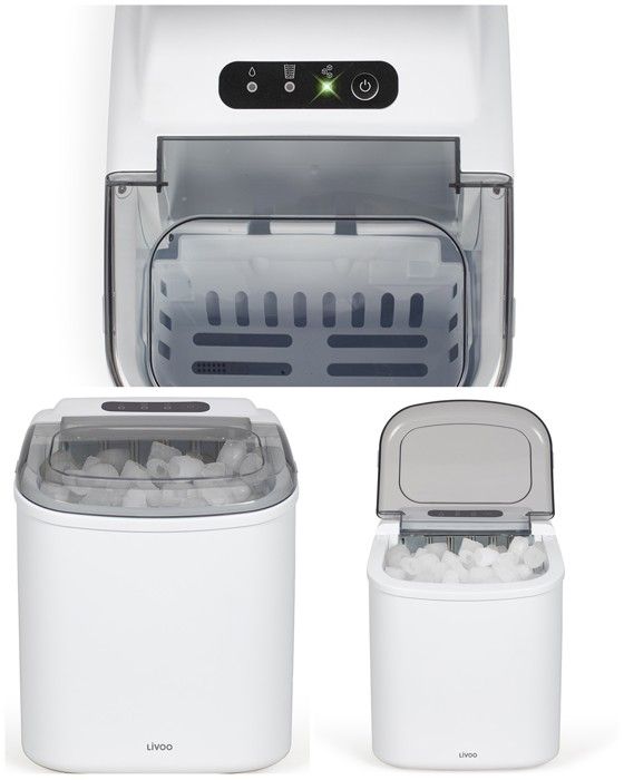Machine à glaçons - LIVOO - 12kg - Réservoir 12L - 150W - Autonettoyante