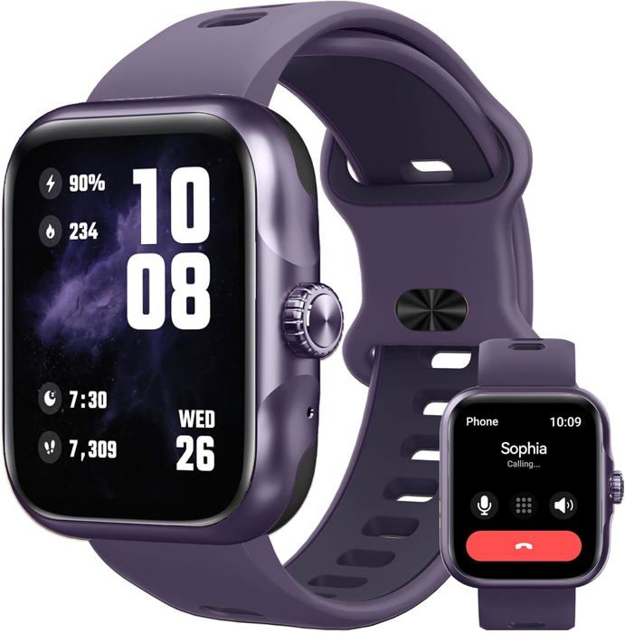 Chillwatch Smart Reviews Montre Connectée Avec Alexa - Smartwatch Appels Bluetooth Et Suivi Santé 24h/24 Montre Intelligente IP68 100 Modes Sport Santé