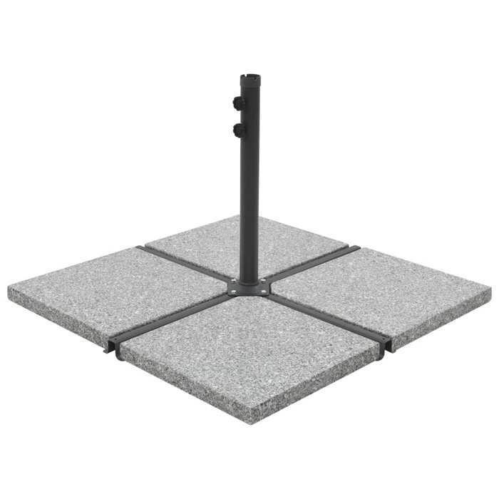 SALE 2025Plaque de poids carrée pour parasol Granit 25 kg Gris chill838376