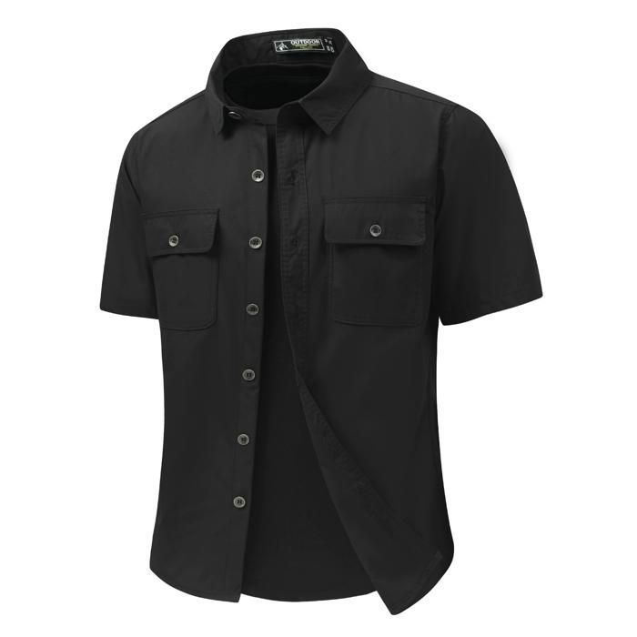 Chemise De Pêche Homme à Manches Courtes - Tissu UPF