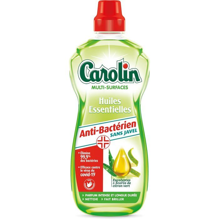 Nettoyant Ménager Multi-surfaces Parfum Frais - Sans Javel, Désinfecte - 1 Litre, Fabriqué En France