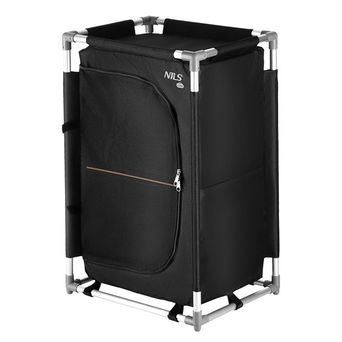 Armoire de camping - NILS CAMP - NC3031 - Oxford 600D - 2 étagères - Antidérapante - 67x43x34 cm - 2 kg