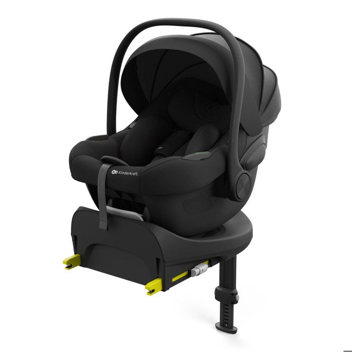 Siège Auto Kinderkraft I-LITE ENDURA SAFE FX i-Size 40-87 cm – Dos Route ISOFIX ou Ceinture ECE R129 Compatible Poussettes Noir