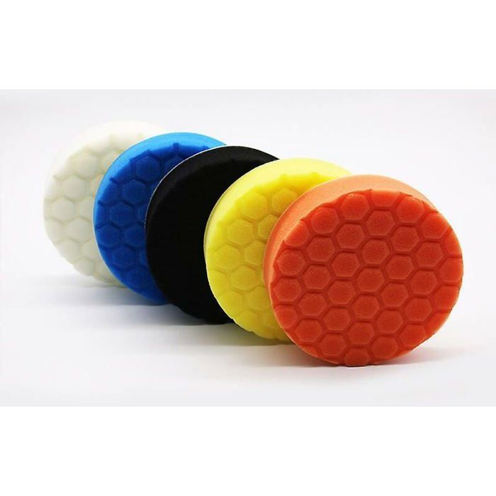 Kit De 133 Tampons De Polissage 3 Pouces - Éponges, Laine, Papier Abrasif Grain 60-10000 - Pour Perceuse, Polisseuse, Voiture - 5