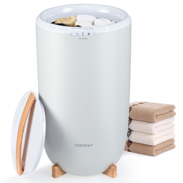 COSTWAY Chauffe Serviette Seau Chauffant 20 L avec Minuteur et Arrêt Automatique Température Élevée 140℃ pour Disques Parfumés COSTWAY Chauffe Serviette Seau Chauffant 20 L avec Minuteur et Arrêt Automatique Température Élevée 140℃ pour Disques Parfumés