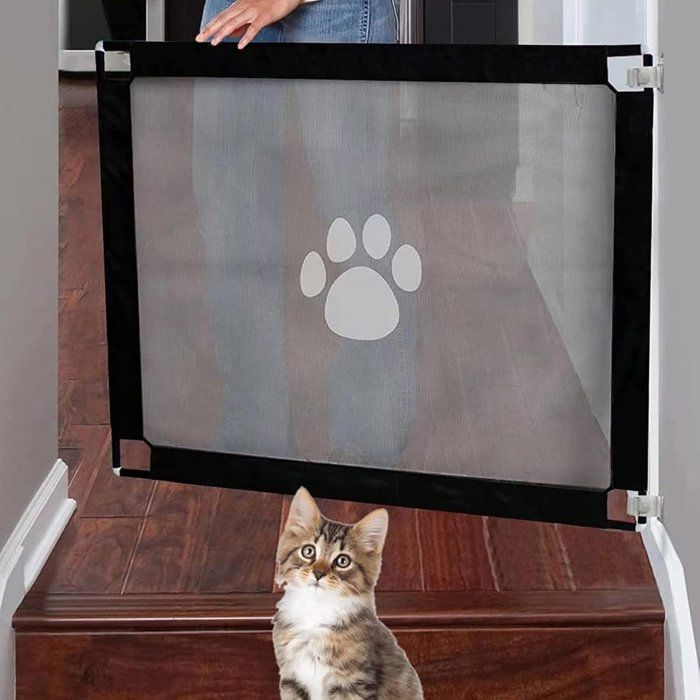Meilleurs prix pour Grille de protection pour chien porte ou escalier sans perçage avec système de verrouillage pour chiens chats et autres