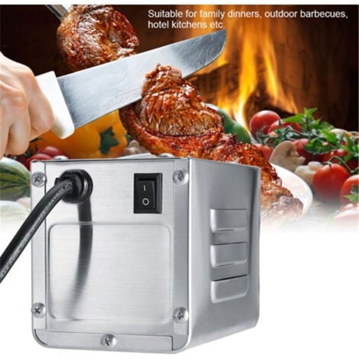 Moteur tournebroche barbecue - HONO - Acier inoxydable - Capacité 50-70 Moteur tournebroche barbecue - HONO - Acier inoxydable - Capacité 50-70