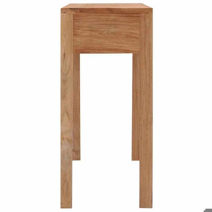 [1 pc]Console de Rangement - Brun - Table console/armoire latérale - 110x35x75cm - Bois de teck solide 3124287