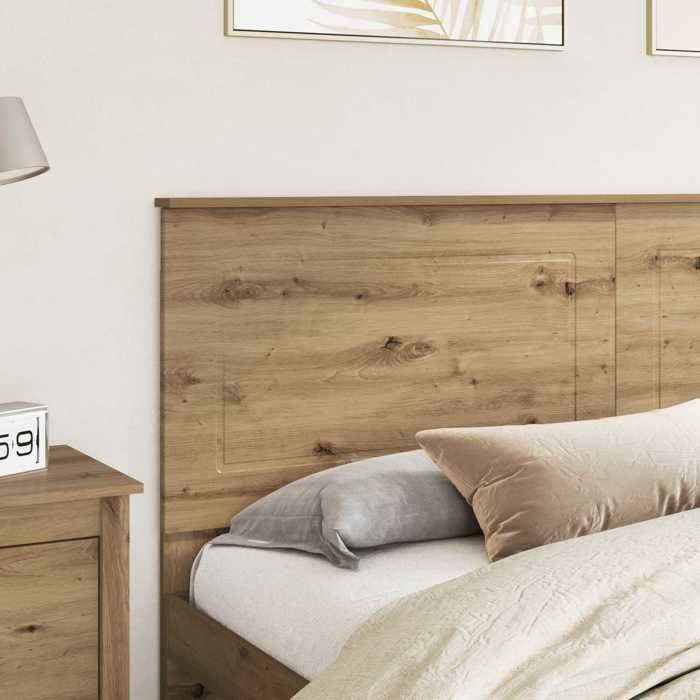 Têtes de lit classique Marron - Tête de lit - Meuble de couchage - Chêne Artisanal Bois d’ingénierie CL53254112473