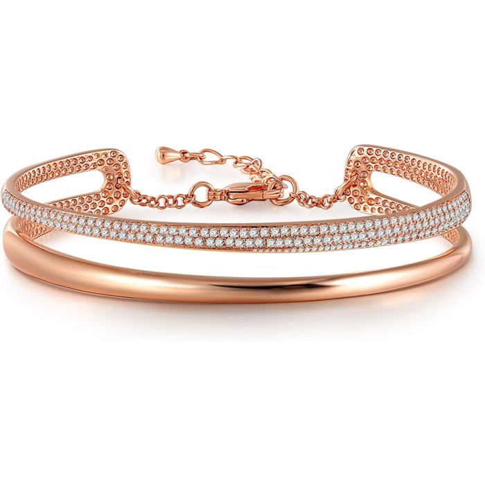 Bracelet En Argent 925 Pour Femme Bracelet Réglable Pour Femme Bijoux Pour Femme La Saint-Valentin Cadeaux Pour Femme Annive[PP184]
