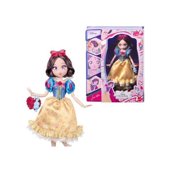 Poupée de collection - MATTEL - JLT59 - Blanche‑Neige version Manga - 22 cm - 11 points darticulation Poupée de collection - MATTEL - JLT59 - Blanche‑Neige version Manga - 22 cm - 11 points darticulation