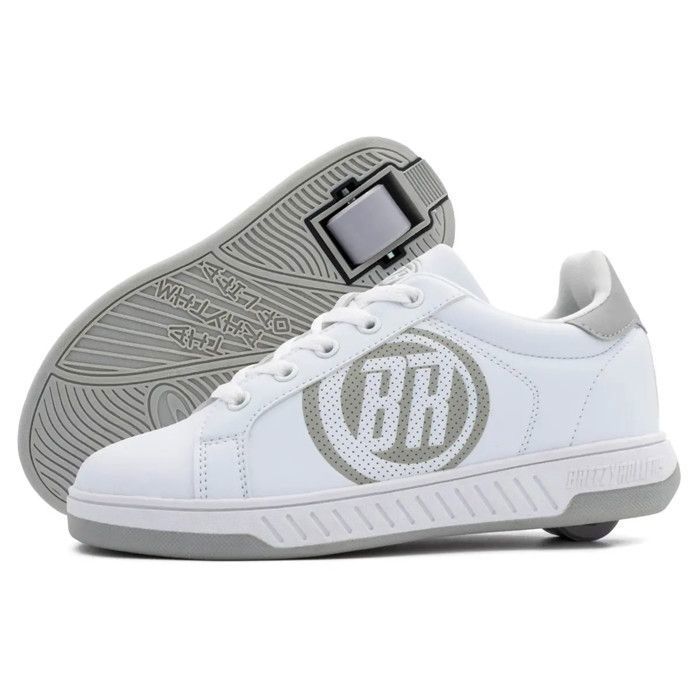 BREEZY ROLLERS Chaussure à roulettes Classic Blanc Gris - Chaussures à roulettes Heelys 33 BREEZY ROLLERS Chaussure à roulettes Classic Blanc Gris - Chaussures à roulettes Heelys 33