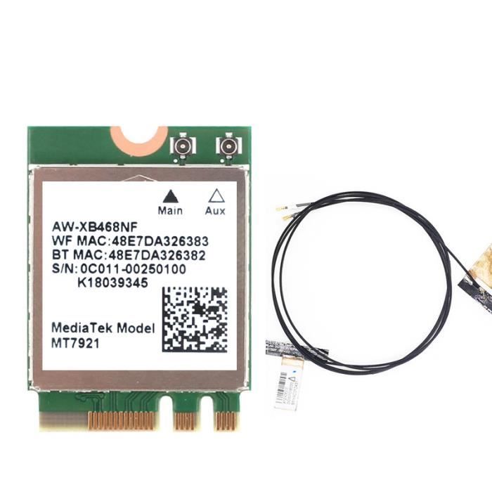 1800m - Adaptateur WIFI 6 USB AX1800, carte réseau double bande 2.4-5G,  avec double antenne, pour PC, ordinat - Cdiscount Informatique
