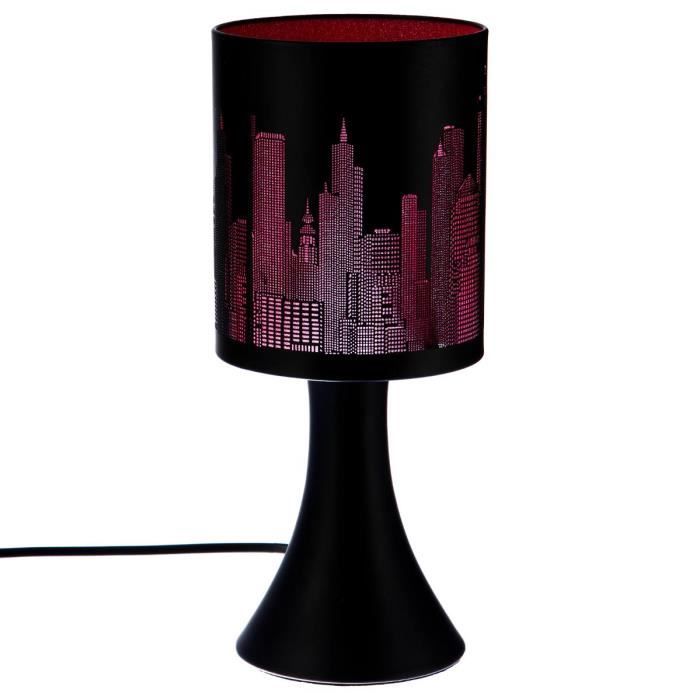 jja Lampe Tactile New York Noir 