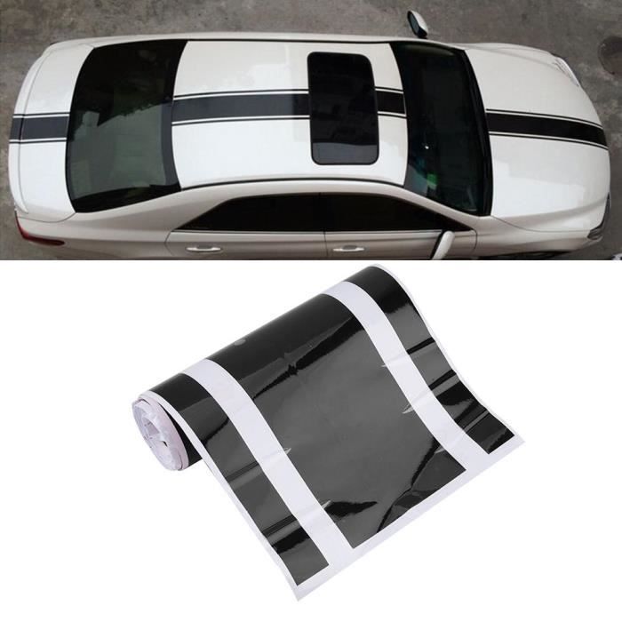 Capot auto-adhésif capot de moteur capot de voiture Scratch Cover Sticker  Decal Tape Decoration (Noir) - Cdiscount Auto