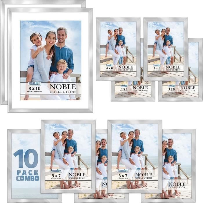 Cadre Photo - Cadre Photo En Argent Sterling 925, Bord étroit Et Fin Taille De La Photo 13x18 Cm Dimensions