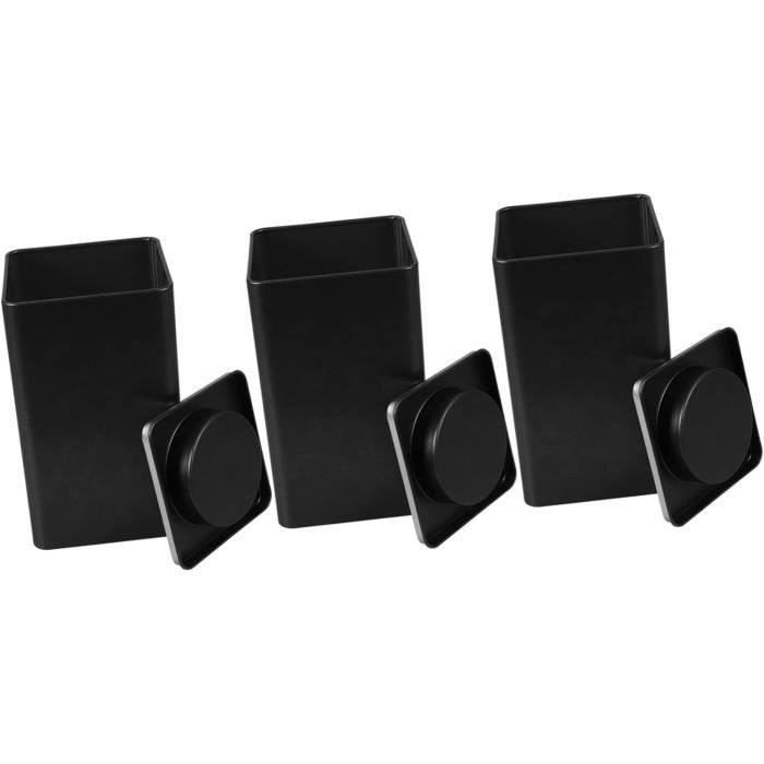 Métal Étain 3,66x3,66x2,17" Vide Fer-Blanc Récipients