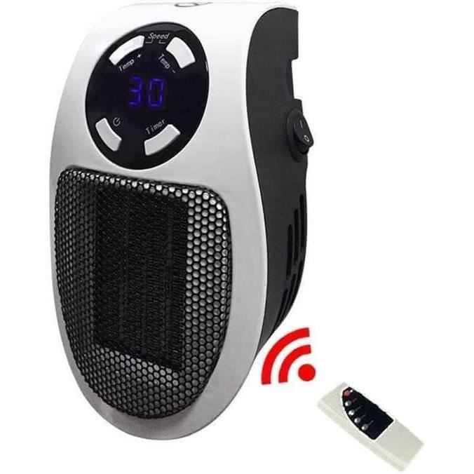 Alpina PTC-1903R Chauffage Soufflant Sans Lame 1500W – Radiateur Céramique Oscillant Avec Télécommande, Minuterie 12h Et Mode Ventilateur Rafraîchissant