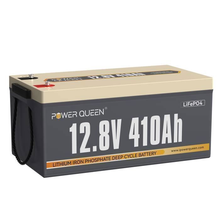 12V410Ah Batterie au lithium LiFePO4 - 5248Wh - BMS 250A pour les camping cars le Système solaire Stockage dénergie à domicile