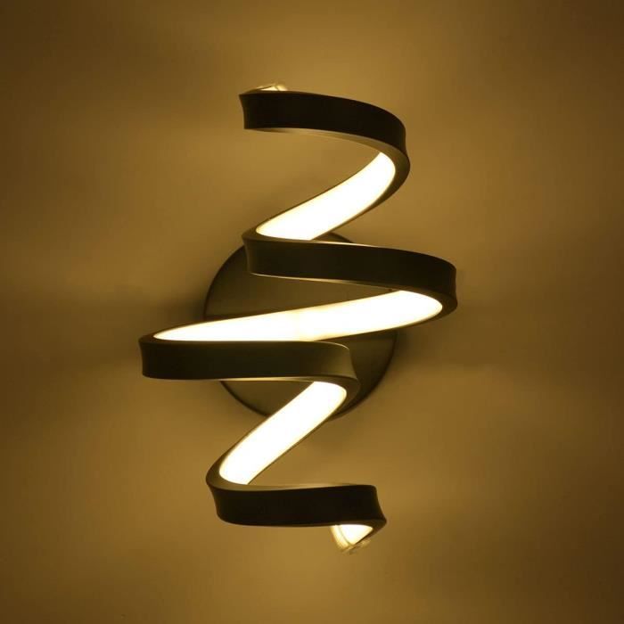 Applique Murale LED 16W Blanc Neutre 4000K Lightess - Luminaire Moderne Aluminium Pour Chambre Et Salon