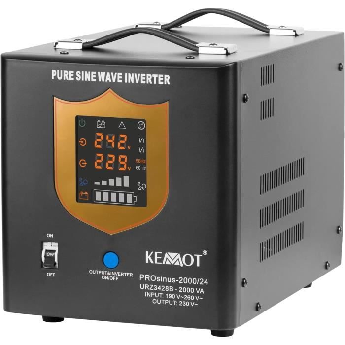 Prosinus-2000 Onduleur d'alimentation d'urgence avec Onde sinusoïdale ...