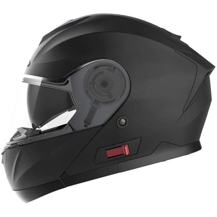 Casque Moto Intégral ACMEDE - Taille 54-61 Cm, Double Visière (Transparente + Pare-Soleil), Léger, Pour Scooter/Moto
